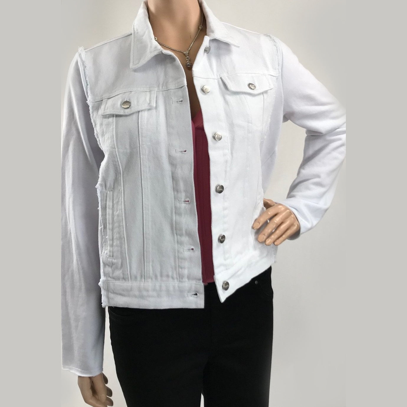 Jackets & Coats | Tall White Denim Jacket | Dorothy Perkins